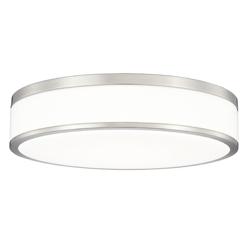 Z-Lite Ballord Brushed Nickel LED Flushmount Light