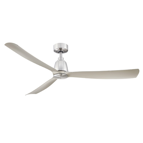 Fanimation Fans Kute 60 Brushed Nickel Ceiling Fan Without Light