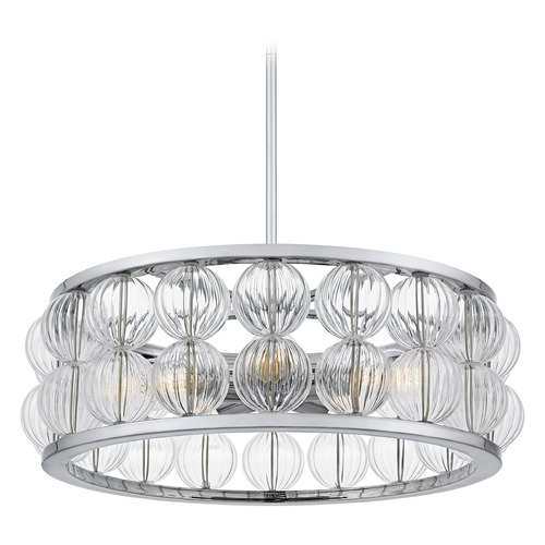 Quoizel Lighting Terrarock Polished Chrome Pendant Light