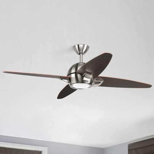 Progress Lighting Soar Brushed Nickel LED Ceiling Fan by Progress Lighting P2542-0930K