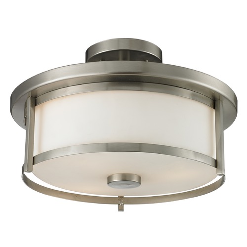 Z-Lite Savannah Brushed Nickel Semi-Flush Mount by Z-Lite 412SF14