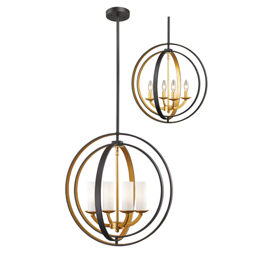 Z-Lite Ashling Bronze Gold Pendant by Z-Lite 6002-4S-BZGD