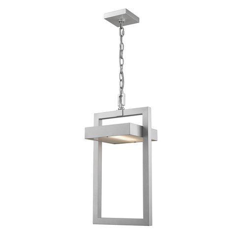 Z-Lite Luttrel Silver LED Outdoor Hanging Light by Z-Lite 566CHB-SL-LED