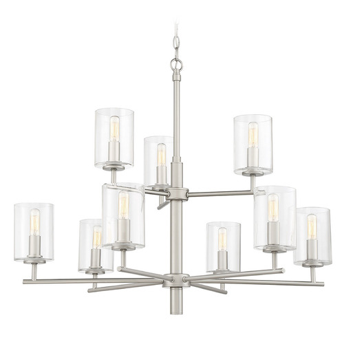 Craftmade Lighting Hailie Satin Nickel Chandelier by Craftmade Lighting 55629-SN