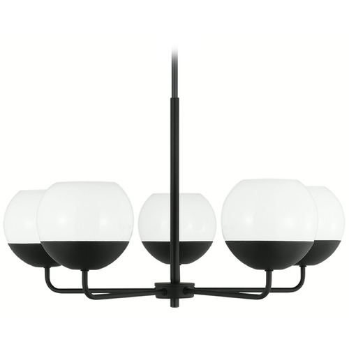 Visual Comfort Studio Collection Alvin Midnight Black Chandelier