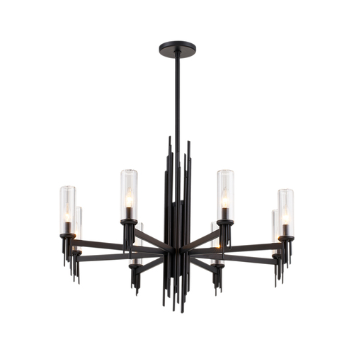 Alora Lighting Alora Lighting Elisa Carlucci Torres Matte Black Chandelier CH335836MBCR