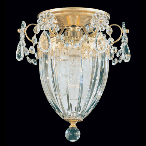 Schonbek Worldwide Lighting Bagatelle Heirloom Gold Semi-Flushmount Light