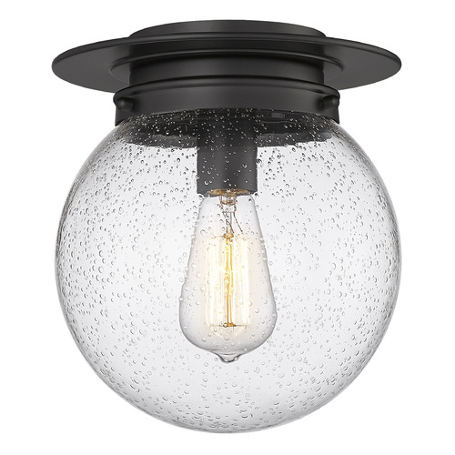 Z-Lite Calhoun Matte Black Flushmount Light