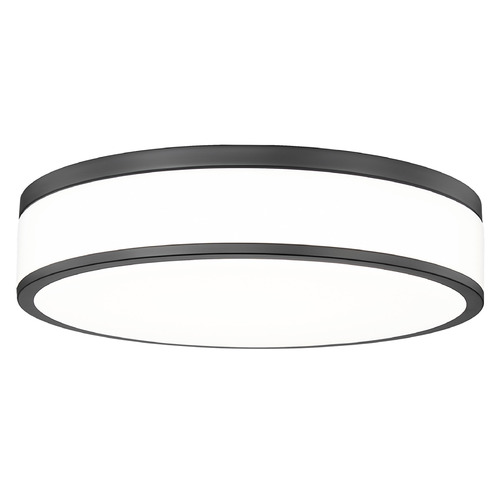 Z-Lite Ballord Matte Black LED Flushmount Light