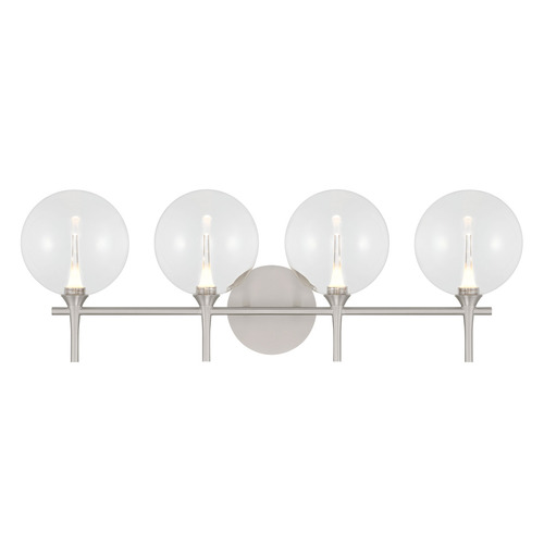 Lissa 4-Light LED Vanity Light in Satin Nickel by Eurofase Lighting