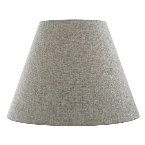 Charcoal Empire Fabric Lamp Shade with Spider Assembly