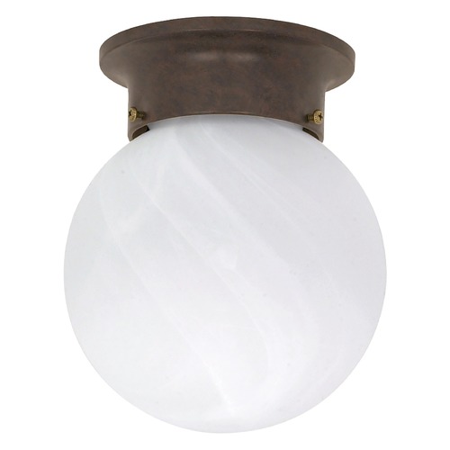 Nuvo Lighting 6-Inch Globe Flush Mount in Old Bronze by Nuvo Lighting 60/259