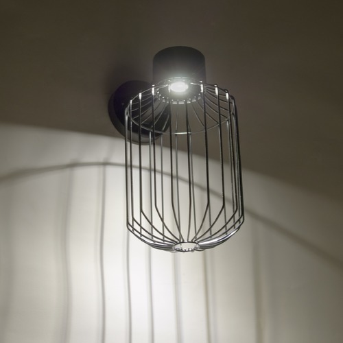 Besa Lighting Sultana Black LED Outdoor Wall Light