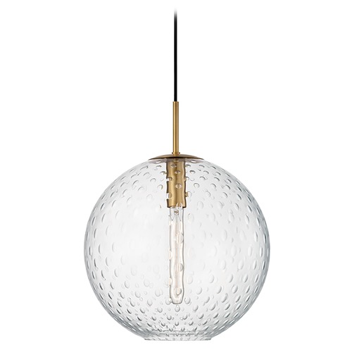 Rousseau Pendant in Aged Brass by Hudson Valley Lighting