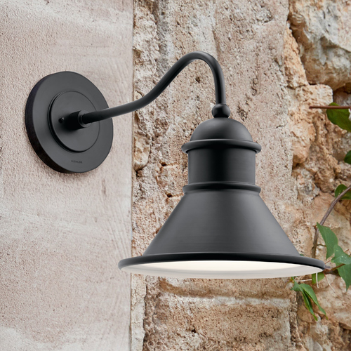 Northland 16.75-Inch High Outdoor Barn Light in Black by Kichler Lighting