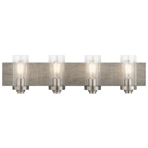 Kichler Lighting Dalwood Bathroom Light in Pewter by Kichler Lighting 45929CLP