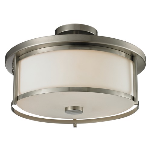 Savannah Brushed Nickel Semi-Flush Mount by Z-Lite