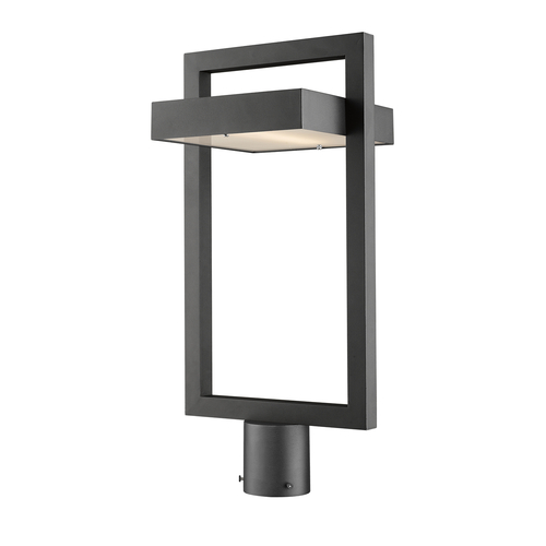 Luttrel Black LED Post Light by Z-Lite