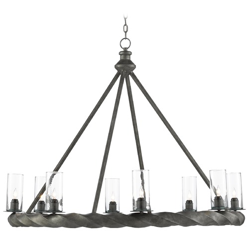 Currey and Company Lighting Orson Chandelier in Light Mole Finish by Currey & Company 9000-0511