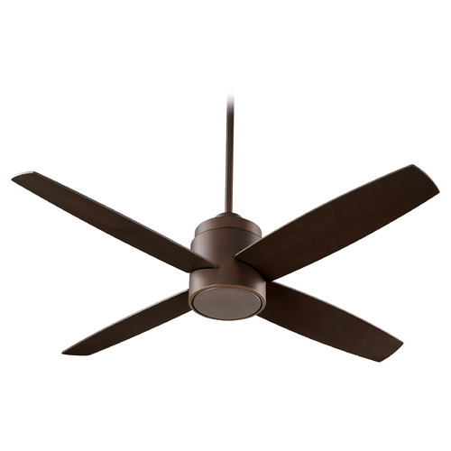 Oslo 52-Inch Damp Ceiling Fan in Oiled Bronze by Oxygen Lighting