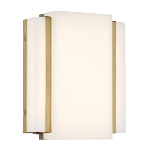 Tanzac Soft Brass LED Sconce by Minka Lavery