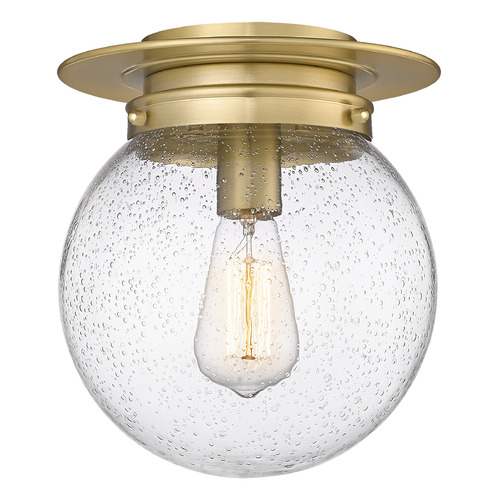 Z-Lite Calhoun Heritage Brass Flushmount Light