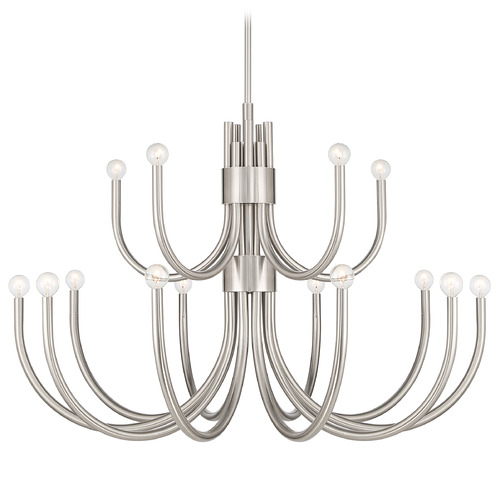 Savoy House Savoy House Lighting Sorrento Satin Nickel Chandelier 1-6682-15-SN