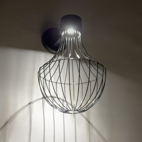 Besa Lighting Sultana Black LED Outdoor Wall Light