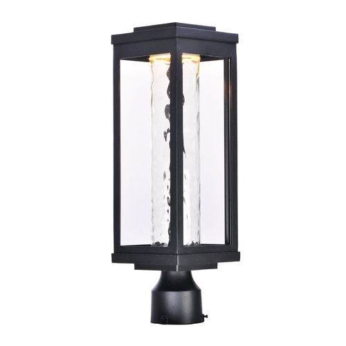 Maxim Lighting Salon LED Black LED Post Light by Maxim Lighting 55900WGBK