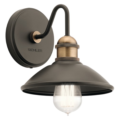 Kichler Lighting Clyde 7.25-Inch Wall Sconce in Olde Bronze by Kichler Lighting 45943OZ