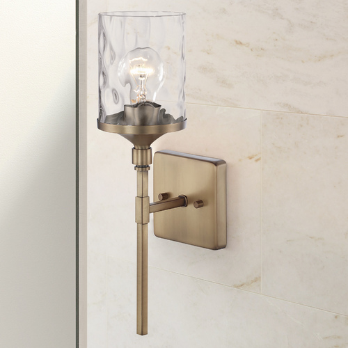 HomePlace by Capital Lighting Colton 17.25-Inch Aged Brass Sconce by HomePlace by Capital Lighting 628811AD-451