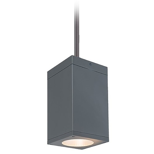 Cube Arch Graphite LED Outdoor Hanging Light by WAC Lighting