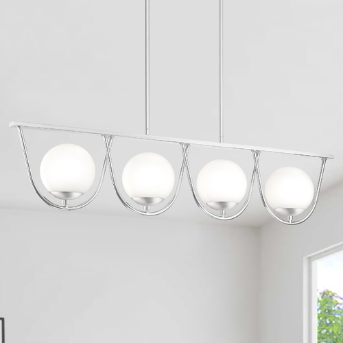 Quoizel Lighting Russo Polished Chrome 4-Light Chandelier by Quoizel Lighting RSO442C