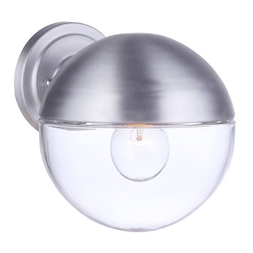 Evie Satin Aluminum Outdoor Wall Light by Craftmade Lighting