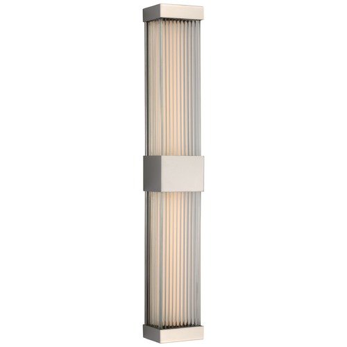 Visual Comfort Signature Collection Chapman & Myers Vance 24-Inch Sconce in Nickel by Visual Comfort Signature CHD2735PNCG