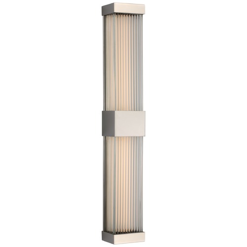 Chapman & Myers Vance 24-Inch Sconce in Nickel by Visual Comfort Signature