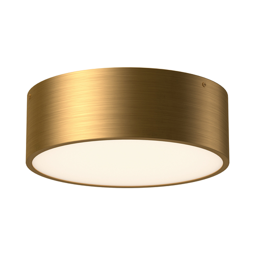 Alora Lighting Brisbane Aged Gold Flushmount Light