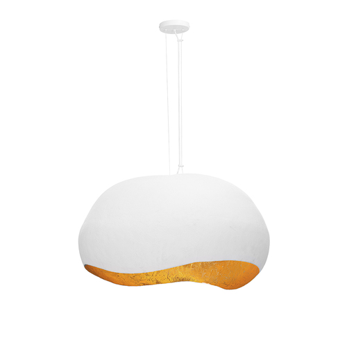 Eurofase Lighting Baleia 36-Inch 4-Light Pendant in Matte White by Eurofase Lighting 46438-027