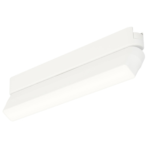 Continuum 9-Inch LED Flat Gimbal Track Light in White by ET2 Lighting