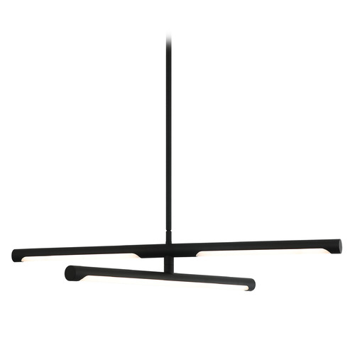 Novelle Matte Black LED Pendant by Matteo Lighting