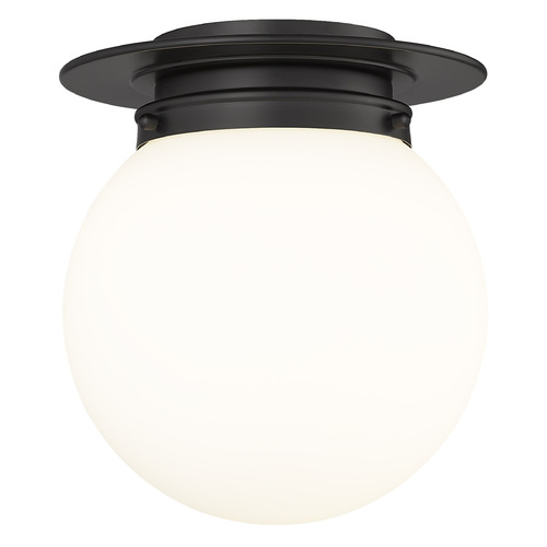 Z-Lite Calhoun Matte Black Flushmount Light