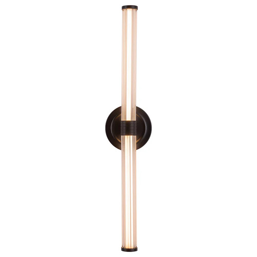 Alora Lighting Elsie Matte Black LED Vertical Bathroom Light