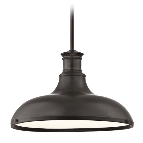 Design Classics Lighting Industrial Bronze Pendant Light 15.63-Inch Wide 1761-220 SH1777-220 R1777-220