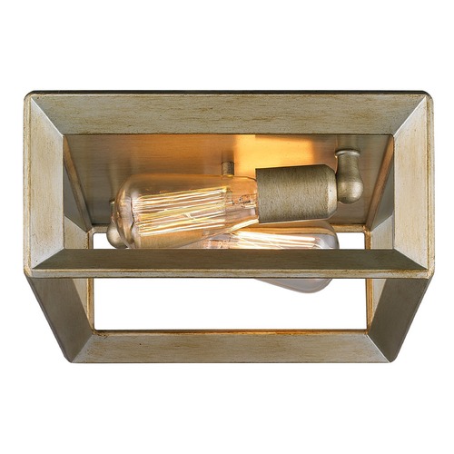 Smyth White Gold Flush Mount by Golden Lighting