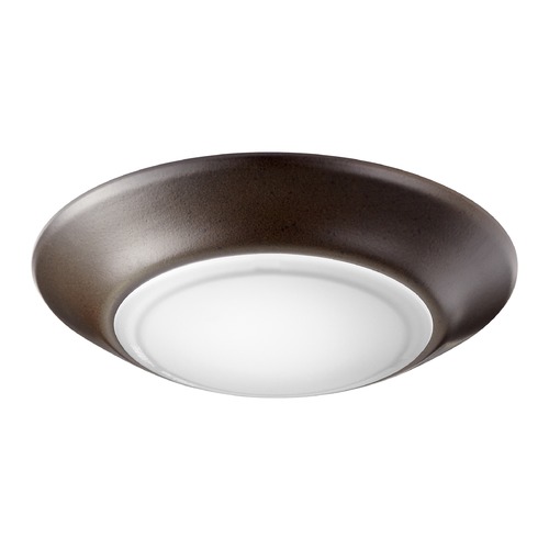 Quorum Lighting Oiled Bronze LED Flush Mount by Quorum Lighting 905-6-86