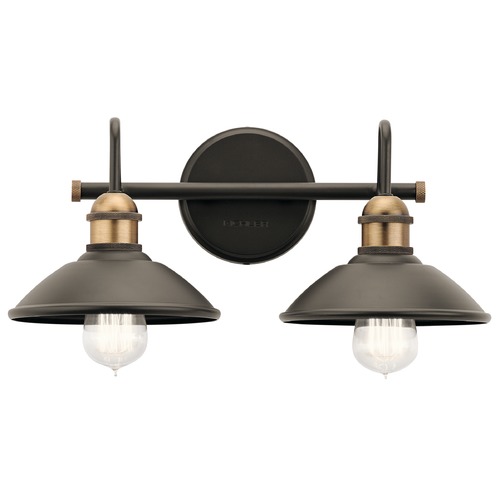 Kichler Lighting Clyde 16.75-Inch Vanity Light in Olde Bronze by Kichler Lighting 45944OZ