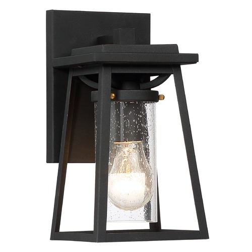 Lanister Court Sand Black Gold Highlights Outdoor Wall Light by Minka Lavery