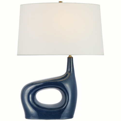 Visual Comfort Signature Collection Champalimaud Sutro Left Lamp in Mixed Blue Brown by VC Signature CD3609MBB-L