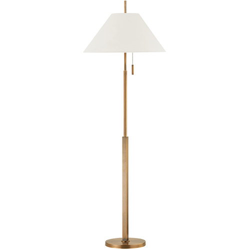 Troy Lighting Clic Patina Brass Floor Lamp with Empire Shade