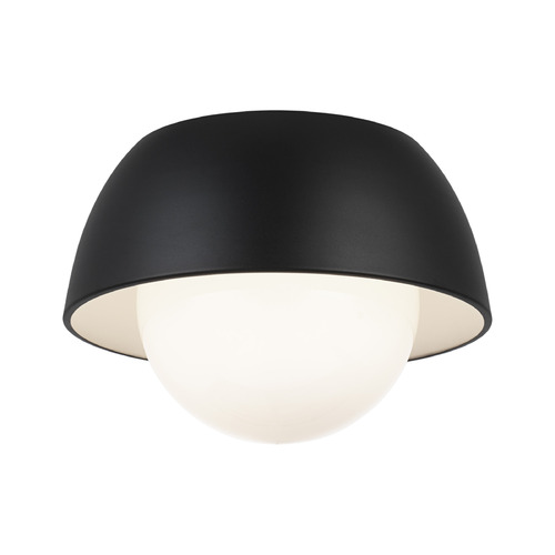 Matteo Lighting Watson Matte Black LED Flushmount Light